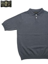 【 ORGUEIL（オルゲイユ） 】 コットンリネンニットポロシャツ  [ Cotton Linen Knit Polo Shirt ] [ NAVY ] 【 メール便可 】