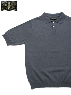 画像1: 【 ORGUEIL（オルゲイユ） 】 コットンリネンニットポロシャツ  [ Cotton Linen Knit Polo Shirt ] [ NAVY ] 【 メール便可 】