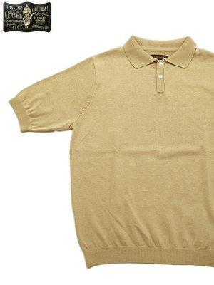画像1: 【 ORGUEIL（オルゲイユ） 】 コットンリネンニットポロシャツ  [ Cotton Linen Knit Polo Shirt ] [ BEIGE ] 【 メール便可 】