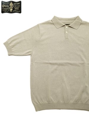 画像1: 【 ORGUEIL（オルゲイユ） 】 コットンリネンニットポロシャツ  [ Cotton Linen Knit Polo Shirt ] [ GRAY ] 【 メール便可 】