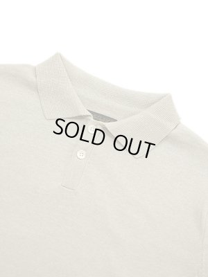 画像3: 【 ORGUEIL（オルゲイユ） 】 コットンリネンニットポロシャツ  [ Cotton Linen Knit Polo Shirt ] [ GRAY ] 【 メール便可 】