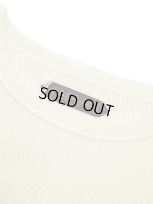 画像4: 【 ORGUEIL（オルゲイユ） 】 竹目サーマルクルーネックTシャツ [ Thermal Crew Neck T-Shirt ] [ White ]