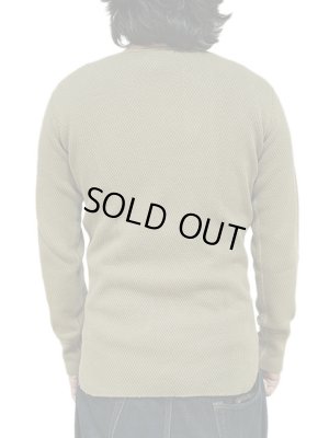 画像8: 【 ORGUEIL（オルゲイユ） 】 竹目サーマルヘンリーネックTシャツ [ Thermal Henry Neck T-Shirt ] [ Charcoal ]