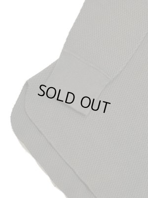 画像5: 【 ORGUEIL（オルゲイユ） 】 竹目サーマルクルーネックTシャツ [ Thermal Crew Neck T-Shirt ] [ Charcoal ]