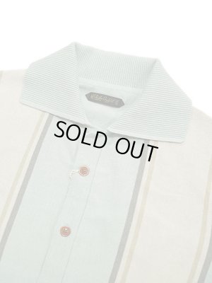 画像3: 【 ORGUEIL（オルゲイユ） 】 ストライプニットシャツ  [ Stripe Knit Shirt ] [ Bluegray ]