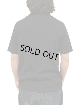 画像2: 【 ORGUEIL（オルゲイユ） 】 ストライプニットシャツ  [ Stripe Knit Shirt ] [ Black ]