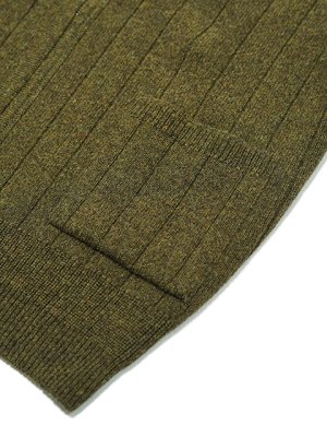 画像4: 【 ORGUEIL（オルゲイユ） 】 ウールジップカーディガン　[ Ribbed   Knit   Cardigan ] [ BROWN ]