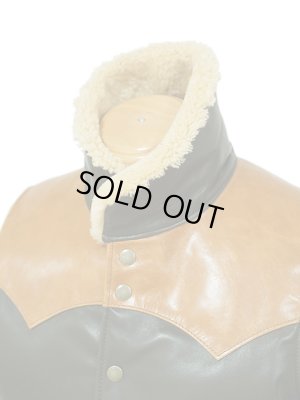 画像6: 【 Y'2 LEATHER（ワイツーレザー） 】　ムートン x ホースハイドダウンベスト [ Mouton × Oil Soft Horse ] [ Yellow x Olive ]