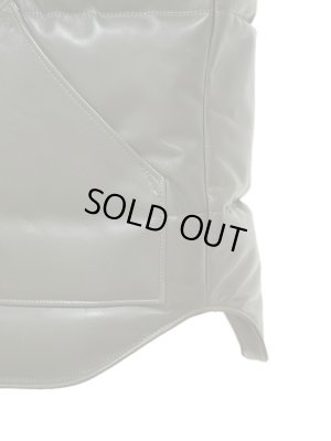 画像10: 【 Y'2 LEATHER（ワイツーレザー） 】　ムートン x ホースハイドダウンベスト [ Mouton × Oil Soft Horse ] [ Yellow x Olive ]