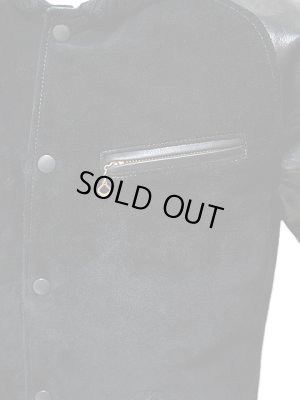 画像6: 【 Y'2 LEATHER（ワイツーレザー） 】　ステアスエード × ヴィンテージポニーファラオジャケット　[ 牛革 x 馬革 ]