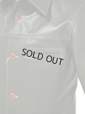 画像6: 【 25周年限定モデル 】 【 Y'2 LEATHER（ワイツーレザー） 】　ヴィンテージホースライトカーコート [ Vintage Horse Light ] [ OLIVE ]