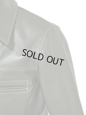 画像7: 【 25周年限定モデル 】 【 Y'2 LEATHER（ワイツーレザー） 】　ヴィンテージホースライトカーコート [ Vintage Horse Light ] [ OLIVE ]