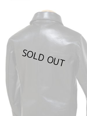 画像11: 【 25周年限定モデル 】 【 Y'2 LEATHER（ワイツーレザー） 】　ヴィンテージホースライトカーコート [ Vintage Horse Light ] [ BLACK(茶芯) ]