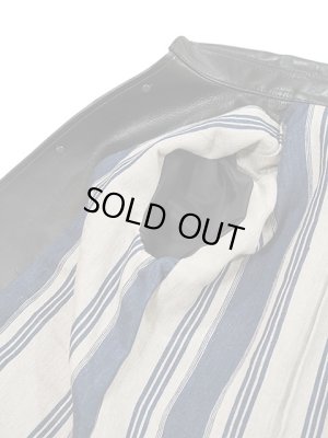 画像13: 【 25周年限定モデル 】 【 Y'2 LEATHER（ワイツーレザー） 】　ヴィンテージホースライトカーコート [ Vintage Horse Light ] [ BLACK(茶芯) ]