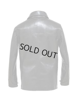 画像4: 【 25周年限定モデル 】 【 Y'2 LEATHER（ワイツーレザー） 】　ヴィンテージホースライトカーコート [ Vintage Horse Light ] [ BLACK(茶芯) ]