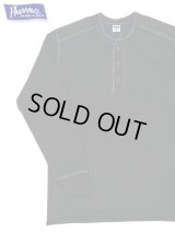 【 Pherrow's（フェローズ） 】 度詰め天竺ヘンリーネック長袖Tシャツ [ BLACK ] 【 メール便可 】