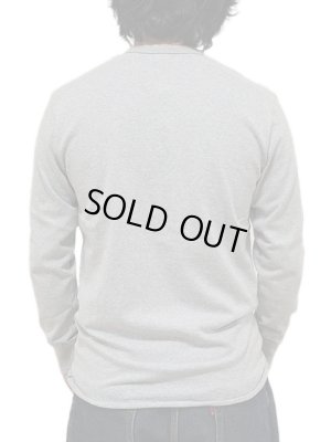 画像7: 【 Pherrow's（フェローズ） 】 度詰め天竺ヘンリーネック長袖Tシャツ [ OATMEAL ] 【 メール便可 】