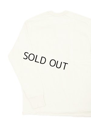 画像2: 【 Pherrow's（フェローズ） 】 度詰め天竺ヘンリーネック長袖Tシャツ [ OATMEAL ] 【 メール便可 】