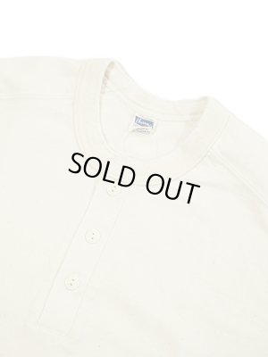 画像3: 【 Pherrow's（フェローズ） 】 度詰め天竺ヘンリーネック長袖Tシャツ [ OATMEAL ] 【 メール便可 】