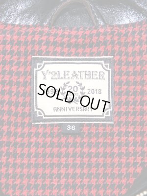 画像14: 【 20周年限定モデル 】　【 Y'2 LEATHER（ワイツーレザー） 】　ヴィンテージポニーシングルライダースジャケット　[ 馬革（茶芯） ] [XLラスト1点]