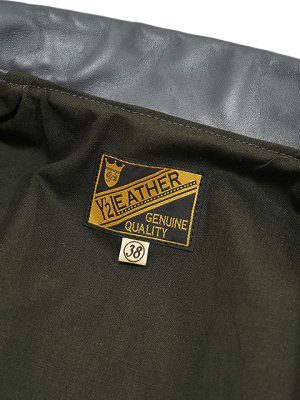 画像14: 【 限定モデル 】 【 Y'2 LEATHER（ワイツーレザー） 】　ヴィンテージホースライトシングルライダースジャケット [ Vintage Horse Light ] [ GRAY ]