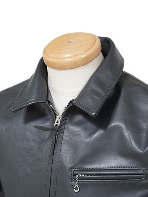 画像5: 【 限定モデル 】 【 Y'2 LEATHER（ワイツーレザー） 】　ヴィンテージホースライトシングルライダースジャケット [ Vintage Horse Light ] [ GRAY ]