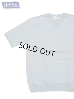 画像1: 【 Pherrow's（フェローズ） 】　半袖スェットタイプ T-シャツ [ Plane ] [ W.DENIM ] 【 メール便可 】