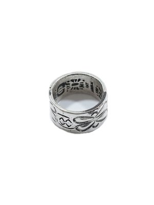 画像5: 【 RAY ADAKAI（レイアダカイ） 】 ダブルスタンプシルバーリング [ DBL/STP Ring ] [ 22号 ] 【 メール便可 】