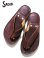 画像1: 【 SKOOB, （スクーブ） 】　バイソンレザーサンダル　[ Horween Bison Leather Sandals ] (1)