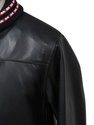 画像6: 【 Y'2 LEATHER（ワイツーレザー） 】 ステアオイルレザーファラオジャケット [ Steer Oil Pharaoh Jacket (牛革) ] [ BLACK ] 