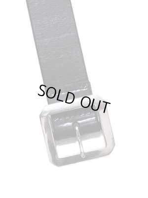 画像3: 【 Pherrow's（フェローズ） 】　UKサドルレザーシングルピンベルト　[ SINGLE PIN BELT ]　[ BLACK ]