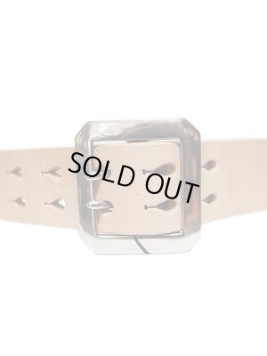 画像2: 【 Pherrow's（フェローズ） 】　UKサドルレザーダブルピンベルト　[ DOUBLE PIN BELT ]　[ TAN ]