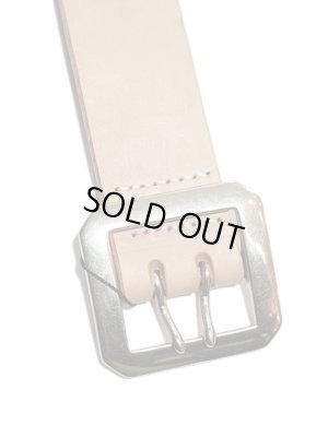 画像3: 【 Pherrow's（フェローズ） 】　UKサドルレザーダブルピンベルト　[ DOUBLE PIN BELT ]　[ TAN ]