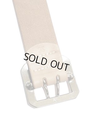 画像4: 【 Pherrow's（フェローズ） 】　UKサドルレザーダブルピンベルト　[ DOUBLE PIN BELT ]　[ TAN ]