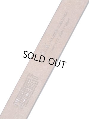 画像6: 【 Pherrow's（フェローズ） 】　UKサドルレザーダブルピンベルト　[ DOUBLE PIN BELT ]　[ BLACK ]