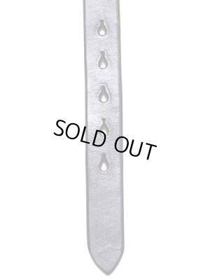 画像5: 【 Pherrow's（フェローズ） 】　UKサドルレザー細型シングルピンベルト　[ SINGLE PIN BELT ]　[ BLACK ]