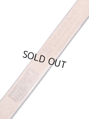 画像6: 【 Pherrow's（フェローズ） 】　UKサドルレザー細型シングルピンベルト　[ SINGLE PIN BELT ]　[ BLACK ]