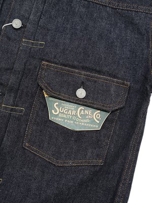 画像4: 【 SUGAR CANE（シュガーケン） 】 13oz. DENIM BLOUSE [ 1936 MODEL ] [ One Wash ]