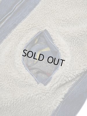 画像5: 【 SUGAR CANE（シュガーケン） 】14.25oz. Denim x Boa Fleece Glizzly Jacket