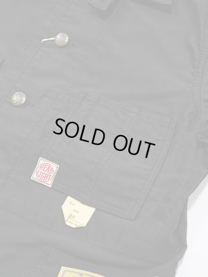 画像4: 【 HEAD LIGHT x SUGAR CANE (ヘッドライト x シュガーケーン) 】 【9.5oz. 】 モールスキンカバーオール [ 9.5oz. MOLESKIN WORK COAT ]