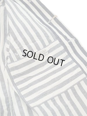 画像10: 【 HEAD LIGHT x SUGAR CANE (ヘッドライト x シュガーケーン) 】 【 7oz. 】 デッドストックヒッコリーストライプカバーオール [ NOS 7oz. 1/2" INDIGO STRIPE WORK COAT ]