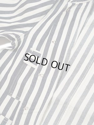 画像9: 【 HEAD LIGHT x SUGAR CANE (ヘッドライト x シュガーケーン) 】 【 7oz. 】 デッドストックヒッコリーストライプカバーオール [ NOS 7oz. 1/2" INDIGO STRIPE WORK COAT ]