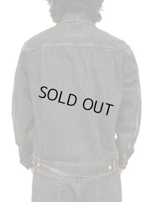 画像2: 【 SUGAR CANE（シュガーケン） 】 14.25oz. BLACK DENIM JACKET 1953  [ AGED MODEL ]