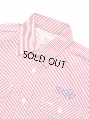 画像3: 【 SUGAR CANE（シュガーケン） 】　長袖チェーン刺繍カスタムヒッコリーワークシャツ　[ EMB'D WORK SHIRTS ]　[ PARRY Co ]