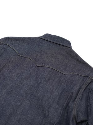 画像10: 【 SUGAR CANE（シュガーケン） 】 BLUE DENIM L/S WESTERN SHIRTS [ INDIGO ]