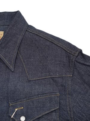 画像5: 【 SUGAR CANE（シュガーケン） 】 BLUE DENIM L/S WESTERN SHIRTS [ INDIGO ]