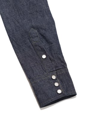 画像6: 【 SUGAR CANE（シュガーケン） 】 BLUE DENIM L/S WESTERN SHIRTS [ INDIGO ]