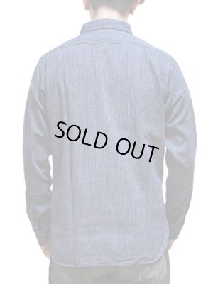 画像2: 【 SUGAR CANE（シュガーケン） 】　6.5oz. ビーチクロスワークシャツ　[ 6.5oz. INDIGO BEACH CLOTH WORK SHIRT ] [ FICTION ROMANCE ]