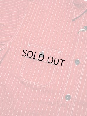 画像4: 【 SUGAR CANE（シュガーケン） 】　【 8.5oz. 】 RED WABASH STRIPE WORK SHIRTS [ FICTION ROMANCE ]