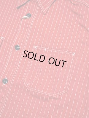 画像5: 【 SUGAR CANE（シュガーケン） 】　【 8.5oz. 】 RED WABASH STRIPE WORK SHIRTS [ FICTION ROMANCE ]